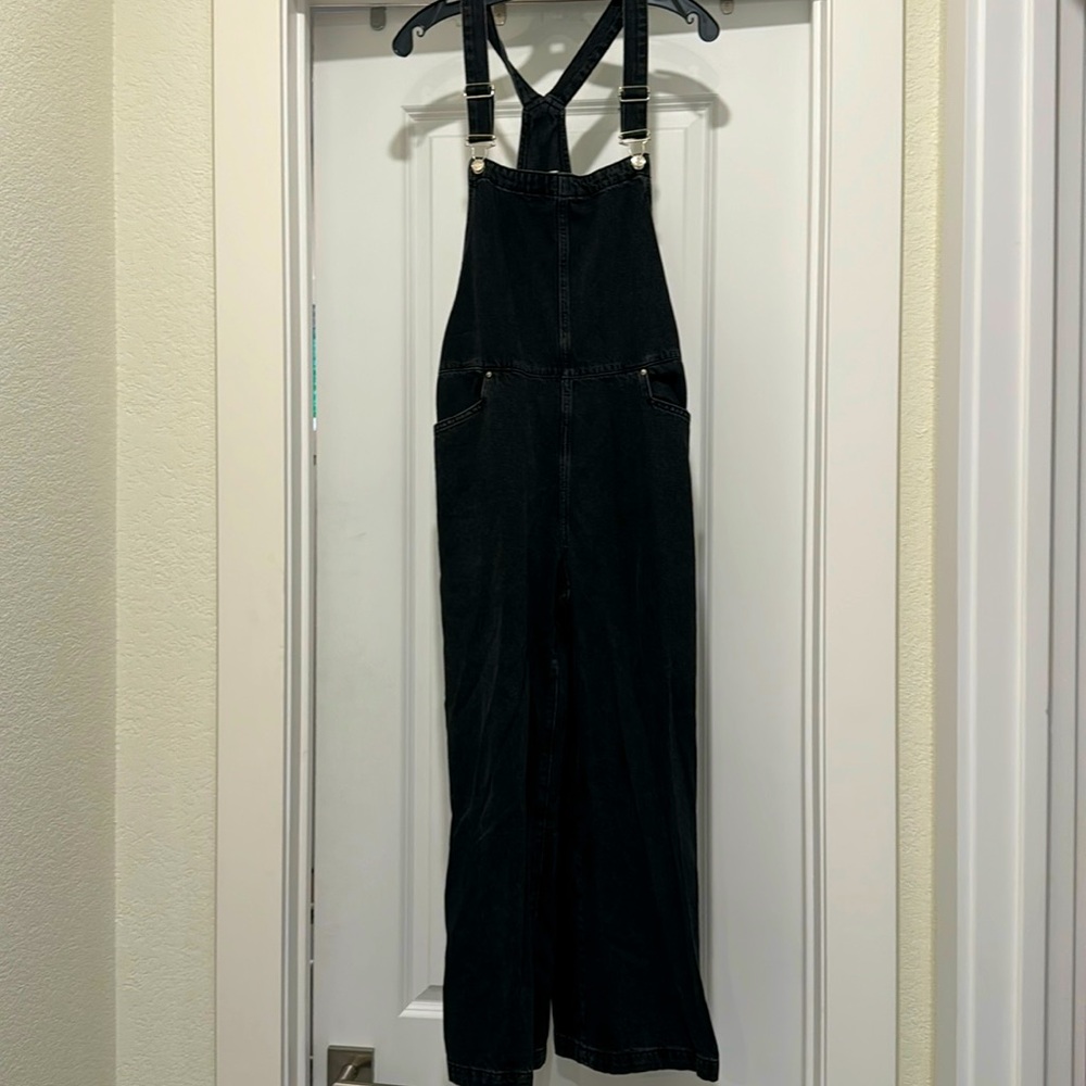 MANGO Denim overall, Grey, Medium